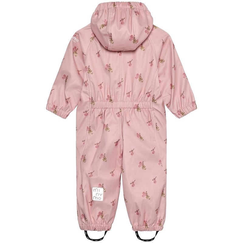 Minymo softshelldress til småbarn, Silver Pink
