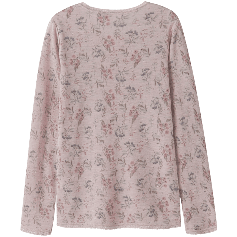 Name It Nkfwang genser i ull til barn, Violet Ice/Leafs