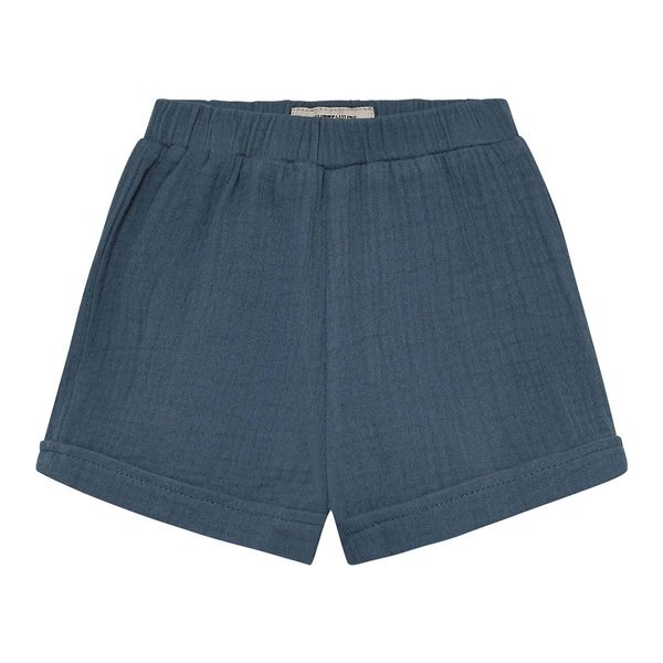 Hovedbilde HUTTEliHUT shorts til baby i muslin, Bering Sea