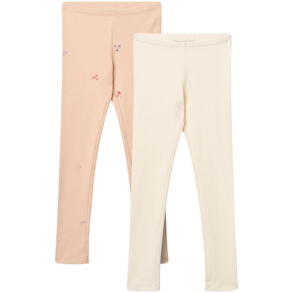 Hovedbilde Wheat Jules 2-pack leggings til barn, Rose ...