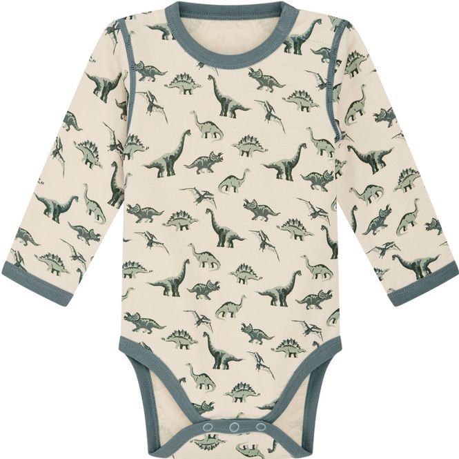 Hovedbilde Hust & Claire Badia body ull/bambus Dino, Jade ...