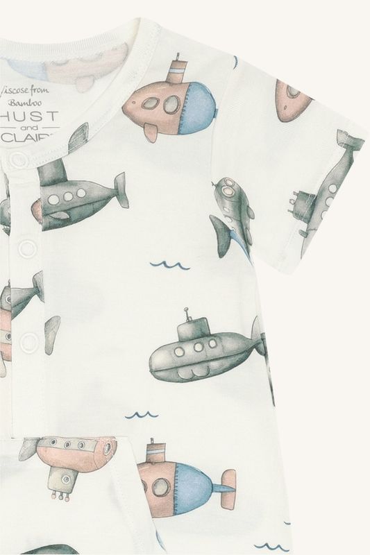 Hust and Claire Hcmilu Sub romper i bambus, Ivory