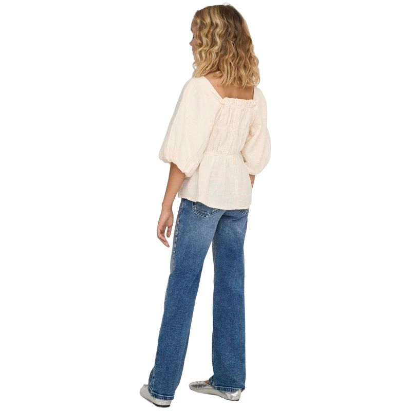 Kids Only Kogjuicy Rhs Wide-fit jeans, Medium Blue Denim
