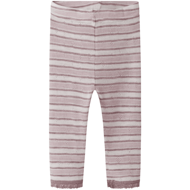 Hovedbilde Name It Nbfwang leggings i ull til baby, Snow ...
