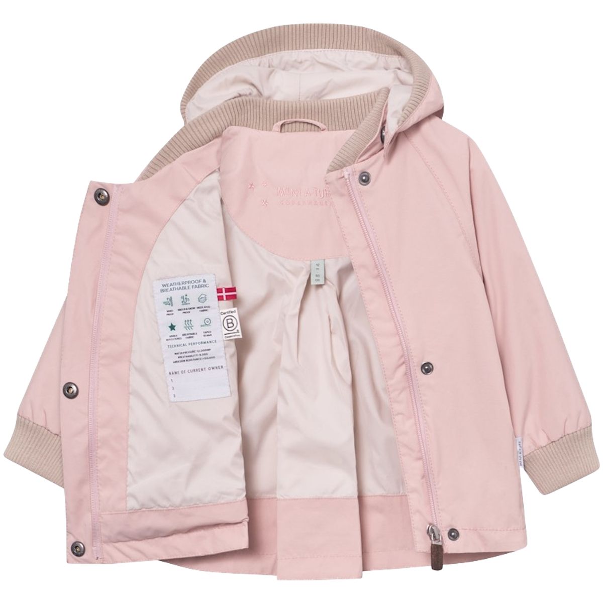 Mini A Ture Matwiami vår-og høstjakke, Rose smoke