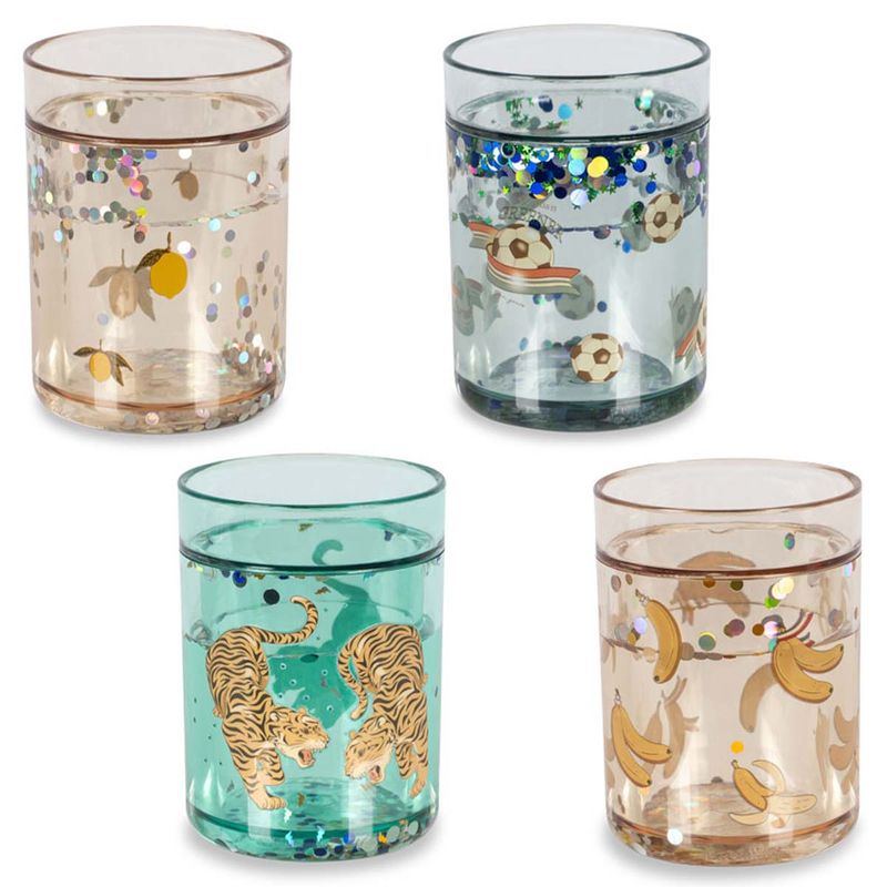 Konges Sløjd 4-pack glitter kopper, Multi