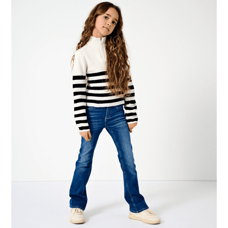 Kids Only Kogblush Flared jeans til barn, Medium Blue Denim