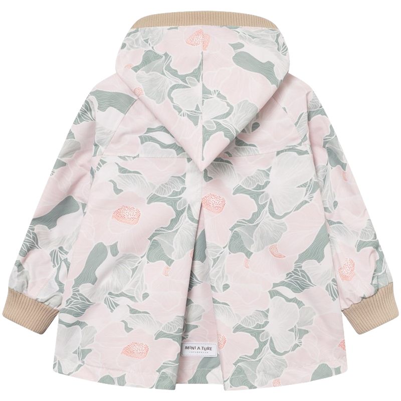 Mini A Ture Matwiami vår-og høstjakke fleece, Petal topogra.