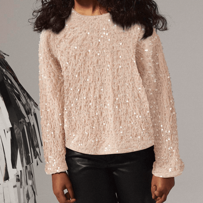 Hovedbilde Name It Nkfrusitta bluse til barn, Jet Stream