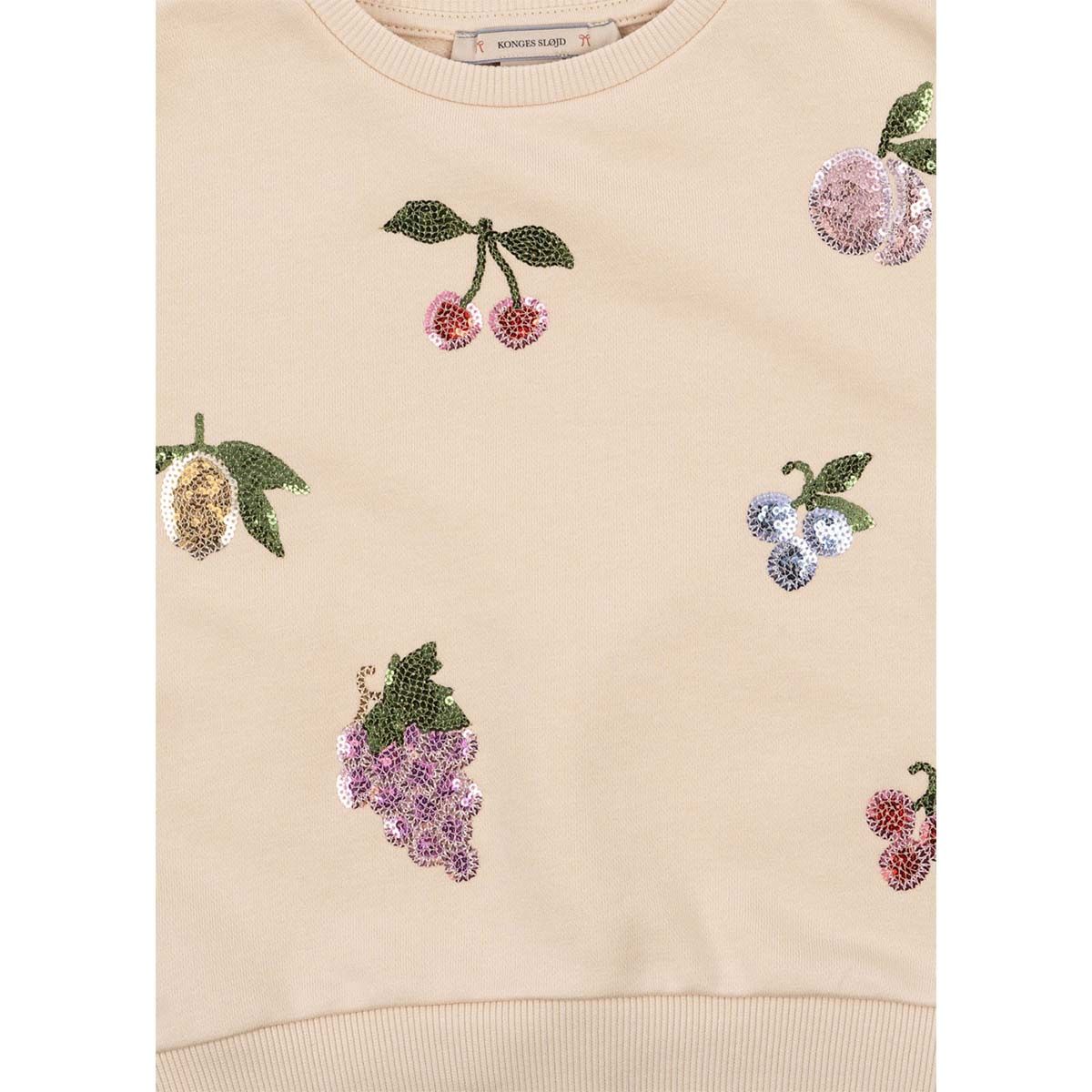 Konges Sløjd Sequin sweatshirt til barn, Brazillian Sand