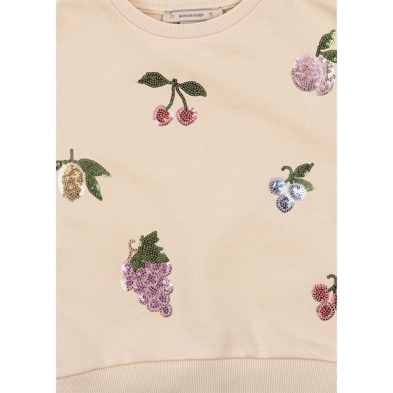 Konges Sløjd Sequin sweatshirt til barn, Brazillian Sand