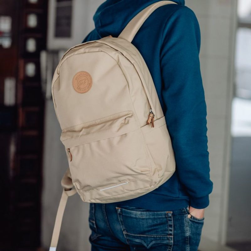 Beckmann 28 liter city skolesekk, Sand