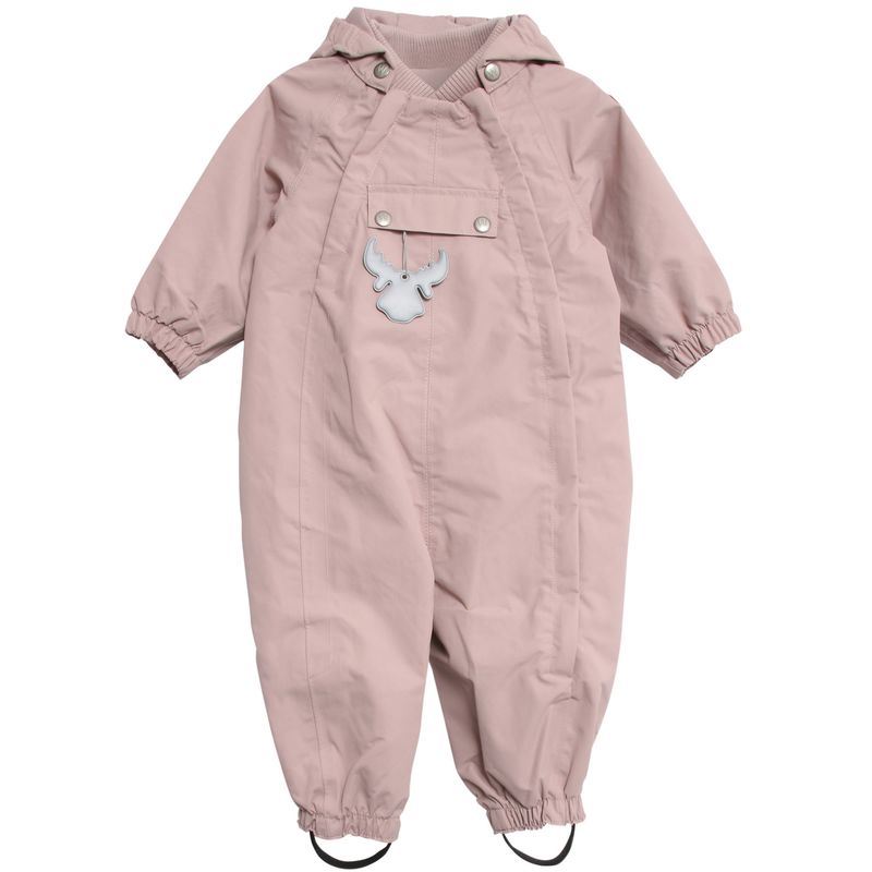Wheat parkdress / vårdress til baby, støvrosa
