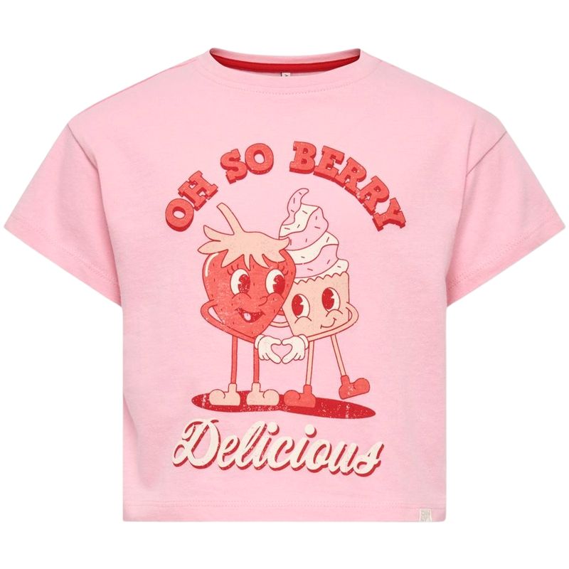 Kids Only Kmgbelinda t-skjorte til småbarn, Romance Rose