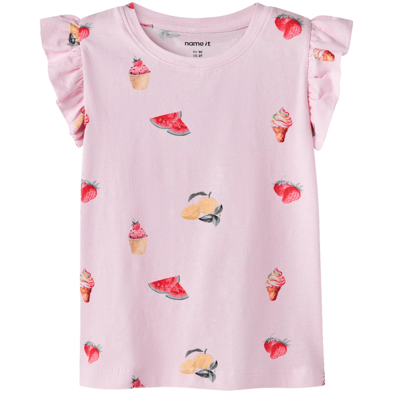 Name It Nmfjoviner t-skjorte til småbarn, Cradle Pink