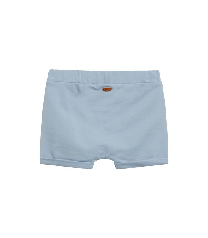 Hust & Claire shorts til baby med knapper, Blue fog