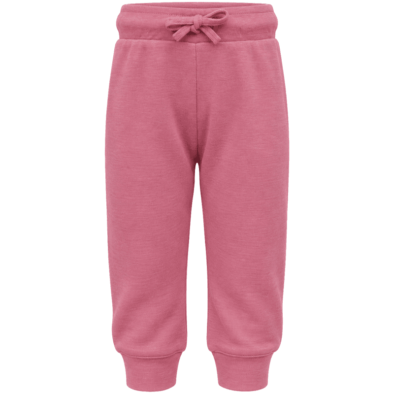 Vilje & Ve Nova bukse i ull/bambus til baby, Soft pink