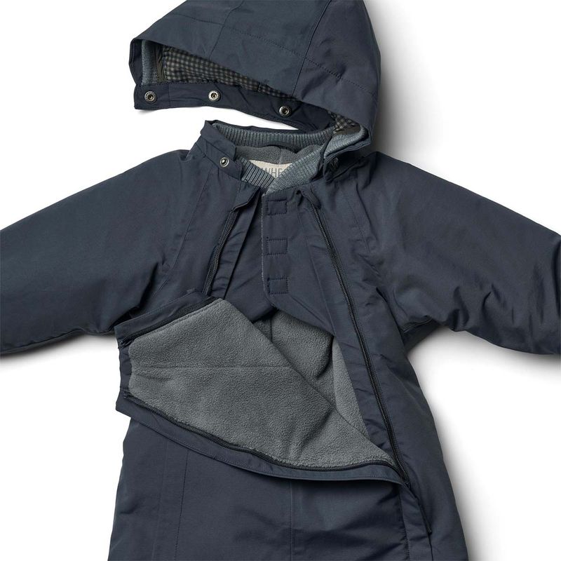 Wheat Adi vinterdress til baby, dark blue