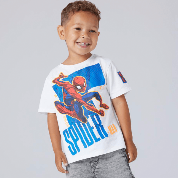 Hovedbilde Name It Nmmajit Spiderman t-skjorte, Bright White