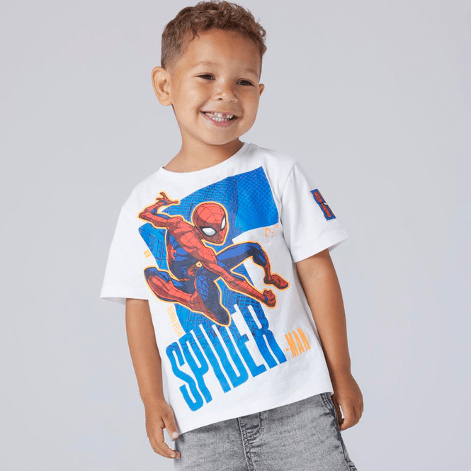 Hovedbilde Name It Nmmajit Spiderman t-skjorte, Bright White