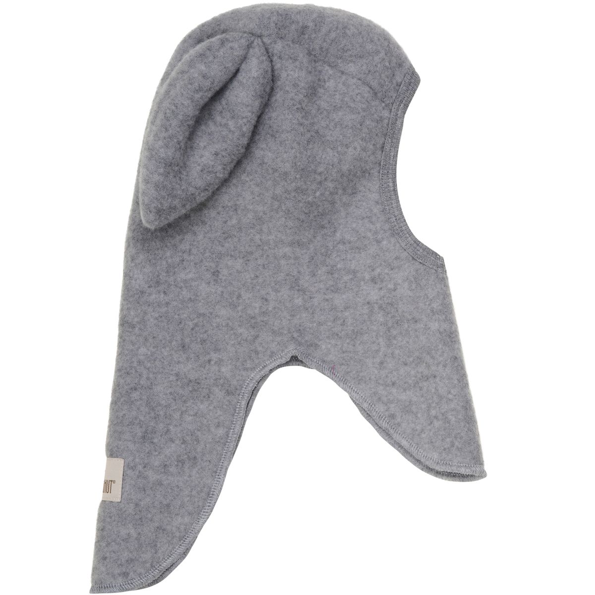 HUTTEliHUT Balaclava Kanin ullfleece, Medium Grey Mel