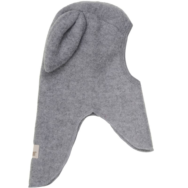 HUTTEliHUT Balaclava Kanin ullfleece, Medium Grey Mel