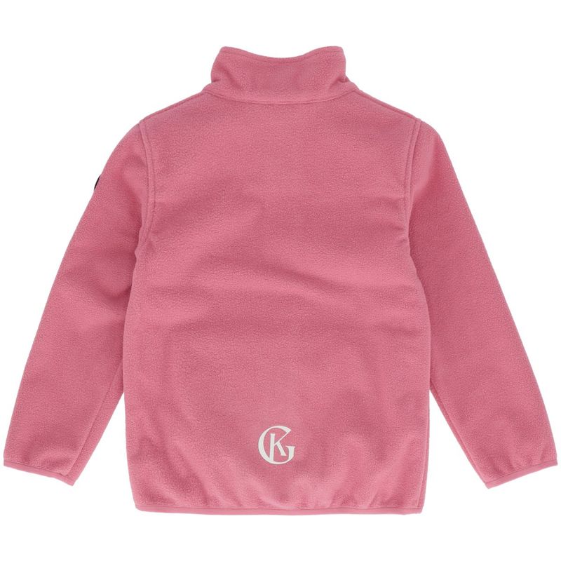 Gullkorn Clover vindfleece jakke til barn, Rosa