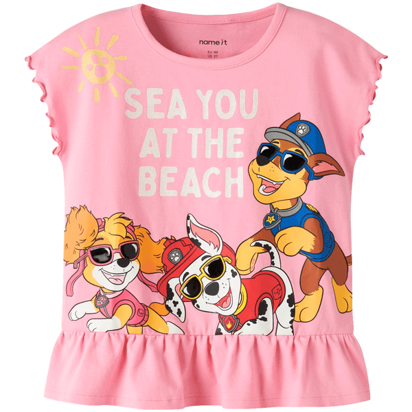 Hovedbilde Name It Nmfmina Paw Patrol t-skjorte, Pink Drink