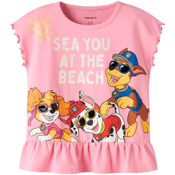 Hovedbilde Name It Nmfmina Paw Patrol t-skjorte, Pink Drink