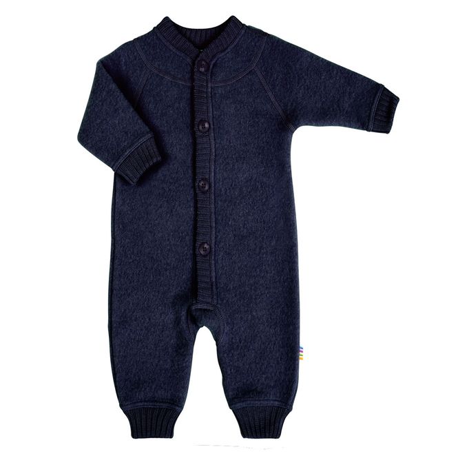 Hovedbilde Joha ullfleece heldress til baby med knapper, ...