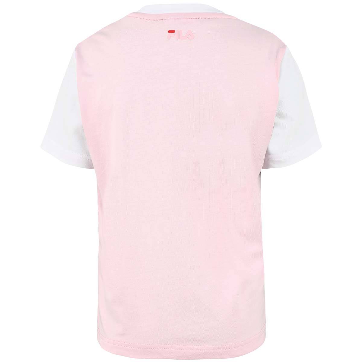 Fila Thea t-skjorte til barn, rosa/camo