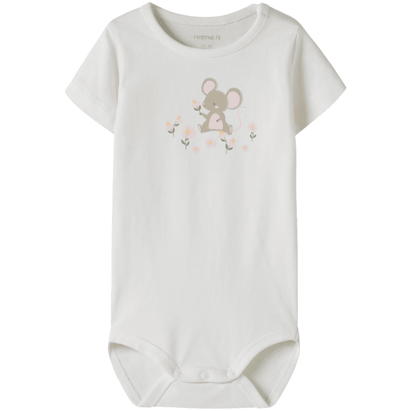 Name It Nbfjansine kortermet body, Cloud Dancer