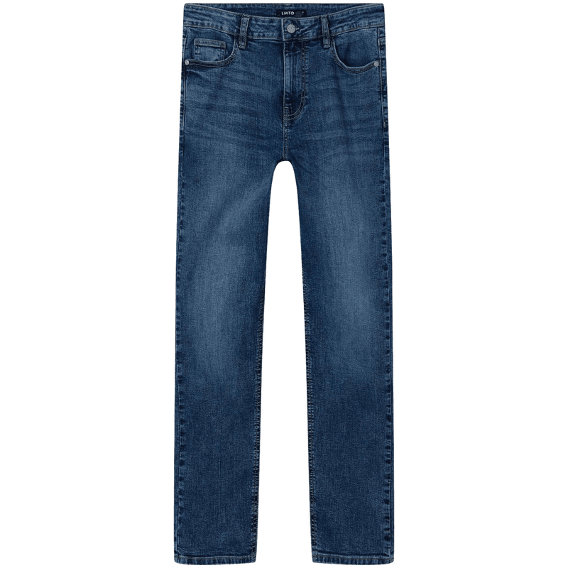 LMTD Nlmblix straight-fit jeans til barn, Medium Blue Denim