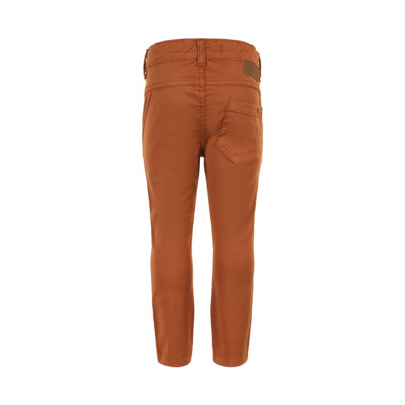 MinyMo twill bukse til baby og barn, cognac