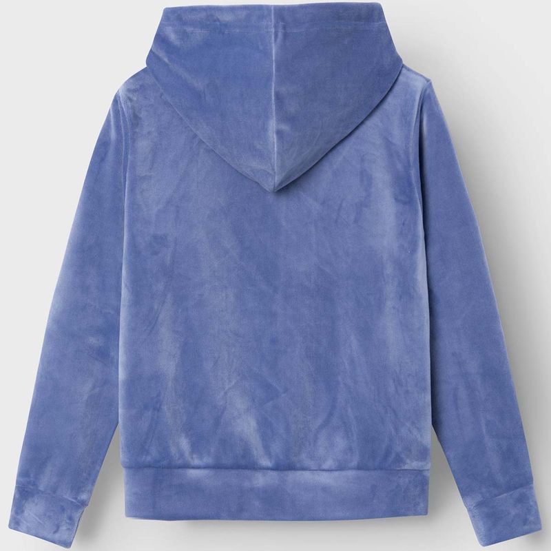 Name It Frolone velour zip jakke til barn, velvet morning