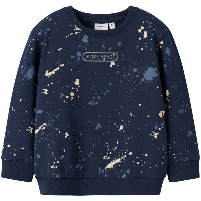 Name It Nmmdarik sweatshirt til småbarn, Navy Blazer