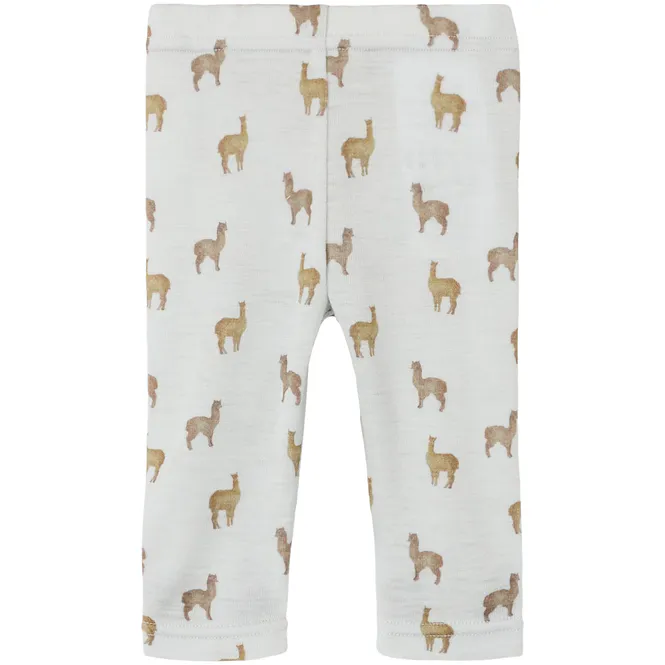 Hovedbilde Lil' Atelier Nbmnoel leggings i ull til baby, ...