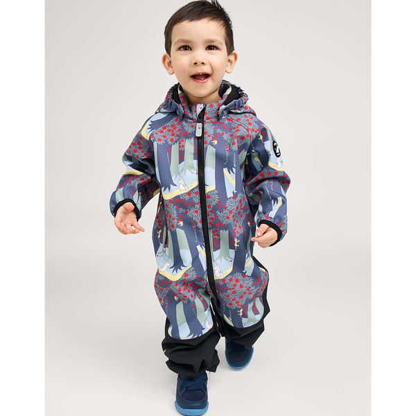 Hovedbilde Reima Mjosa Moomin softshelldress til småbarn, ...