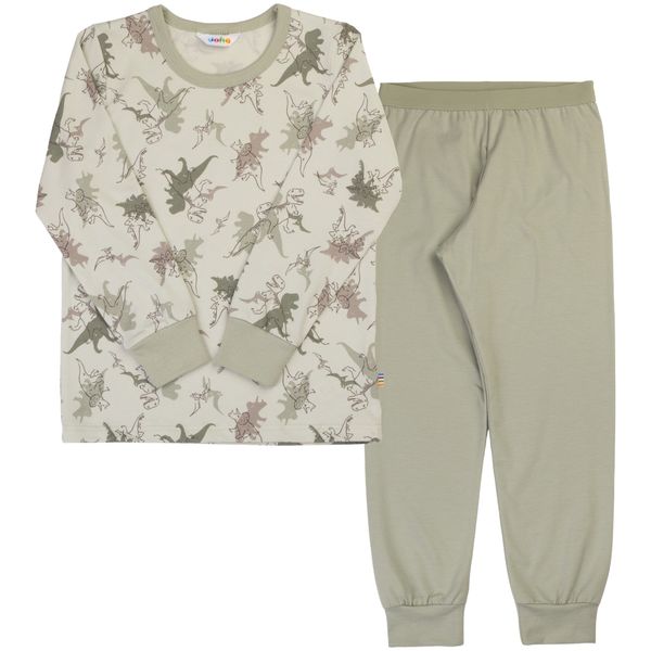 Hovedbilde Joha Dinosaur pyjamas til barn, Lt. green