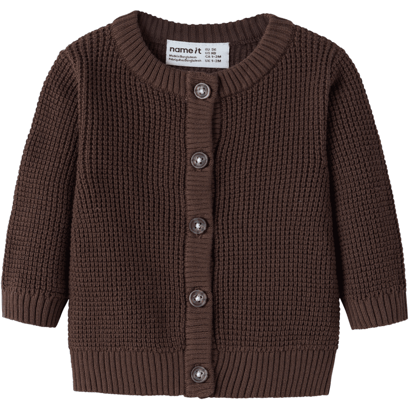Name It Nbnbubba cardigan til baby, French Roast