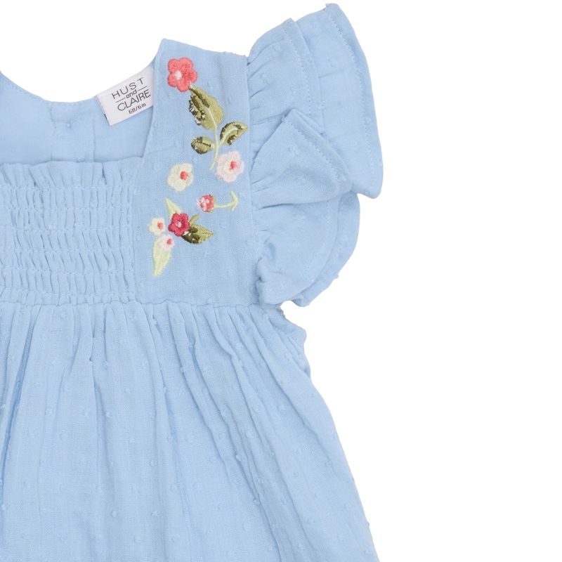 Hust and Claire Hckatinka kjole til baby og barn, Cloud Blue