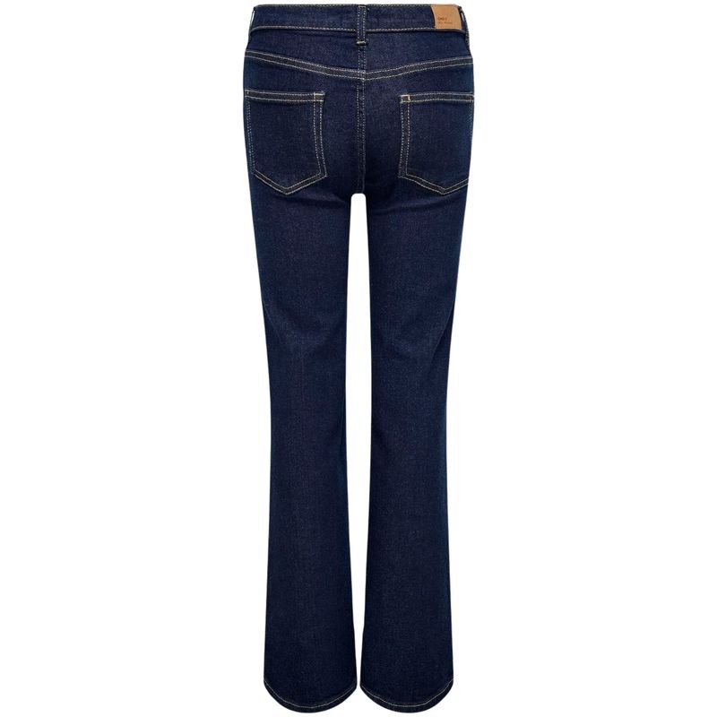 Kids Only Kogjuicy wide-leg jeans til barn, Dark Blue Denim