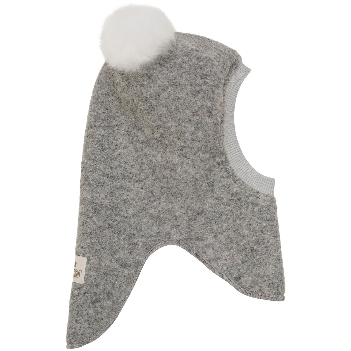 HUTTEliHUT Balaclava ullue alpakkadusker, Medium Grey