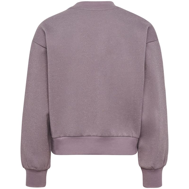 Hummel Hmljr Loose Glitter sweatshirt, Gray Ridge