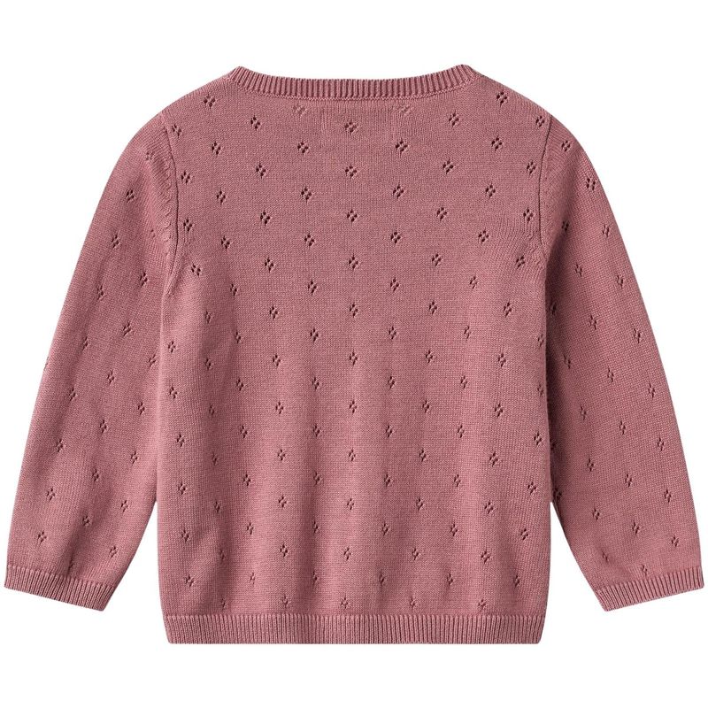 Wheat Maia cardigan til baby, Warm Lilac