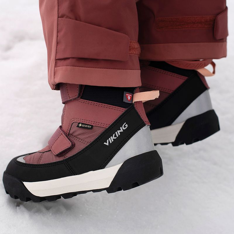Viking Expower Warm GTX 2V vintersko til barn, Dark Pink
