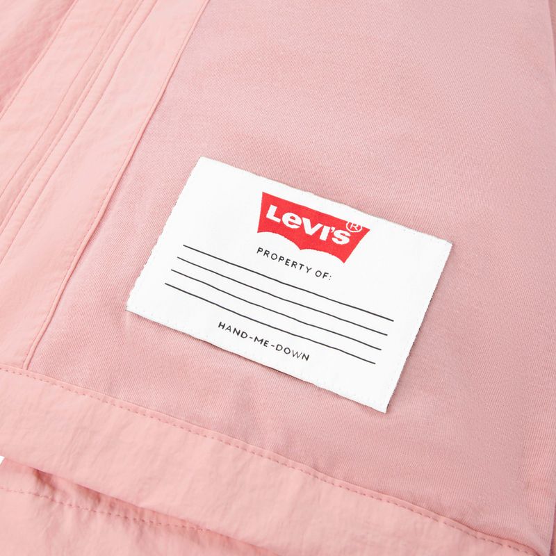 Levis Windbreaker jakke til barn, Coral Blush