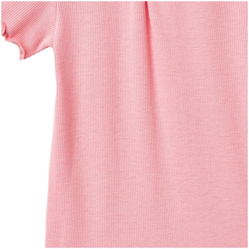 Wheat Edna rib kortermet body, Bubblegum