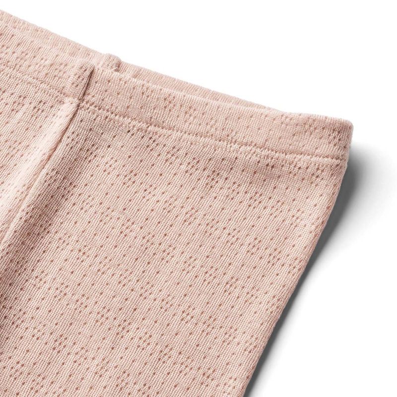 Wheat Agi leggings i ull til baby, Pale Lilac