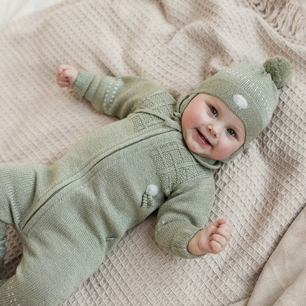 Hovedbilde Lillelam Classic Sparkedress i merinoull, Lys ...